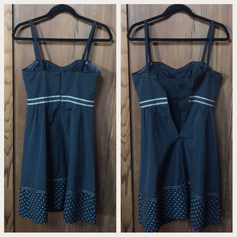 Nanette Lepore Black and White Polka Dot Dress